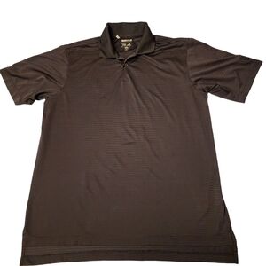 Adidas Dark Gray Presidents Club Golf Shirt Size L